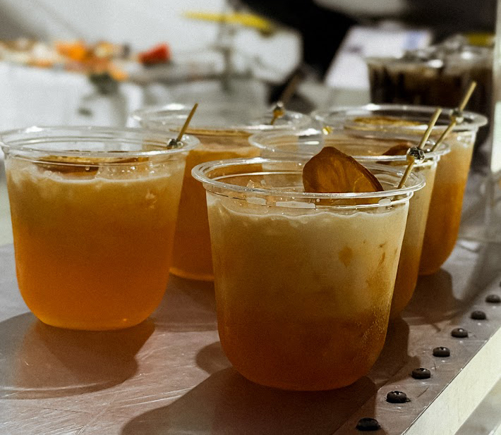 craft mocktails served at corporate event bar service