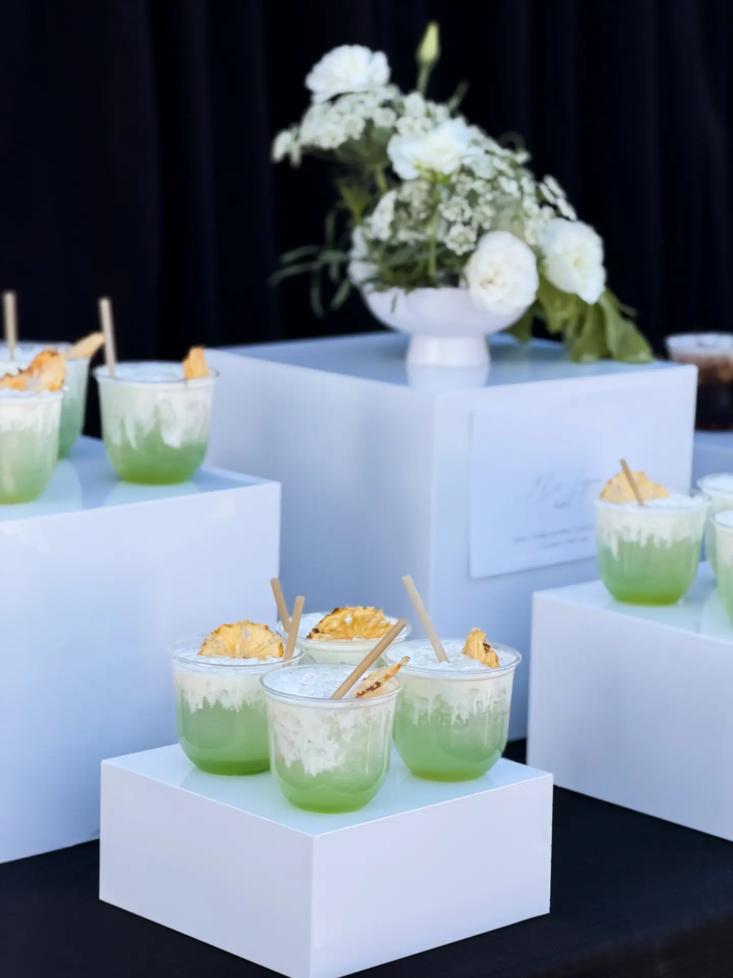 trendy mobile beverage franchise concept in outdoor setting